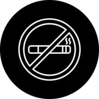 No de fumar vector icono estilo