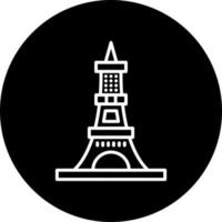 eiffel tower Vector Icon Style