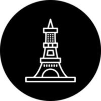 eiffel tower Vector Icon Style