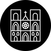 notre dame Vector Icon Style