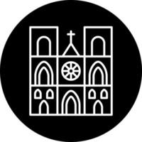 notre dame Vector Icon Style