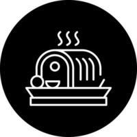 roasted meat Vector Icon Style