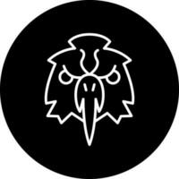 hawk Vector Icon Style