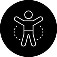 jumping jack Vector Icon Style