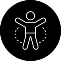 jumping jack Vector Icon Style