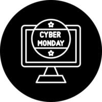 Cyber Monday Sale Vector Icon Style