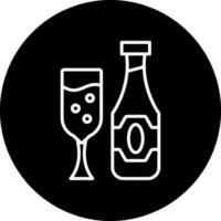 champagne Vector Icon Style