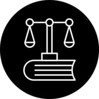 common law Vector Icon Style
