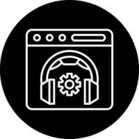 24 7 support Vector Icon Style