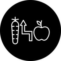 calorie intake Vector Icon Style