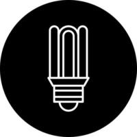 cfl compact bulb Vector Icon Style