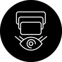 depth perception Vector Icon Style