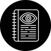 optometric guidelines Vector Icon Style