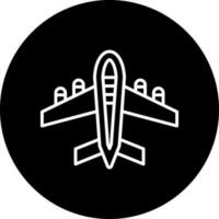 avión vector icono estilo