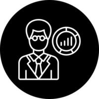 data scientist male Vector Icon Style