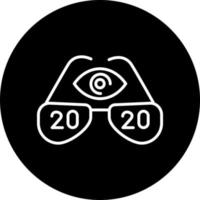 20 20 vision Vector Icon Style