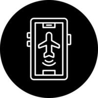 airplane mode active Vector Icon Style