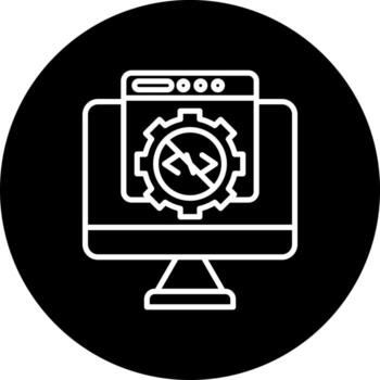 no code development pla Vector Icon Style