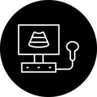 ultrasonography Vector Icon Style