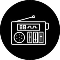 digital radio Vector Icon Style