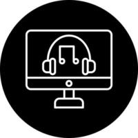 audio streaming Vector Icon Style