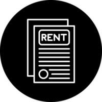 rental application Vector Icon Style