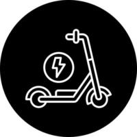 kick scooter Vector Icon Style