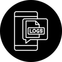 logs Vector Icon Style