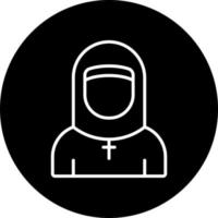 nun Vector Icon Style