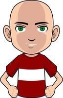 boy cartoon design icon vector art