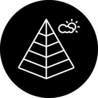 Pyramid Vector Icon Style