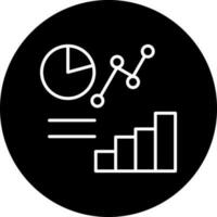 market analytics Vector Icon Style