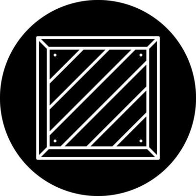 wooden box Vector Icon Style