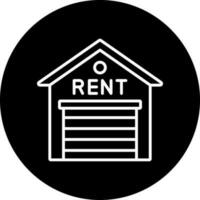 warehouse rental Vector Icon Style