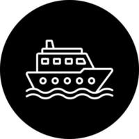 crucero vector icono estilo