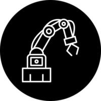 industrial robot vector icono estilo