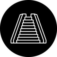 escalator Vector Icon Style