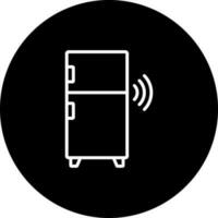 smart refrigerator Vector Icon Style