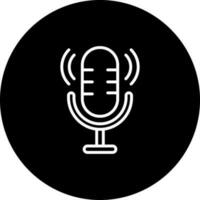 microphone Vector Icon Style