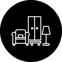 mueble diseño vector icono estilo