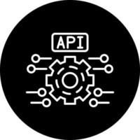 api vector icono estilo