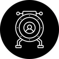 time machine Vector Icon Style