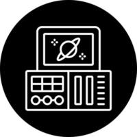 space control panel Vector Icon Style