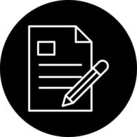 Content Writing Vector Icon Style