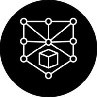 Blockchain Vector Icon Style