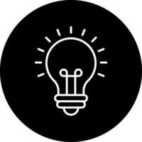 Light Bulb Vector Icon Style