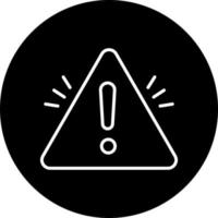 Warning Sign Vector Icon Style