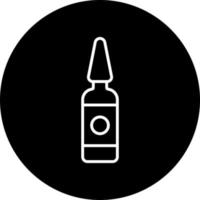 Ampoule Vector Icon Style