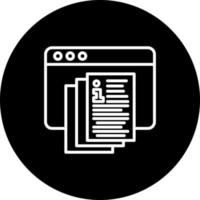 Documentation Portal Vector Icon Style