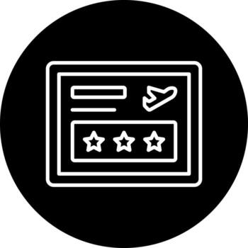 Frequent Flyer Program Vector Icon Style